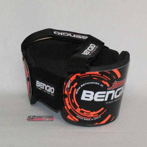 Bengio bumper ribbvest, Sort/Oransje