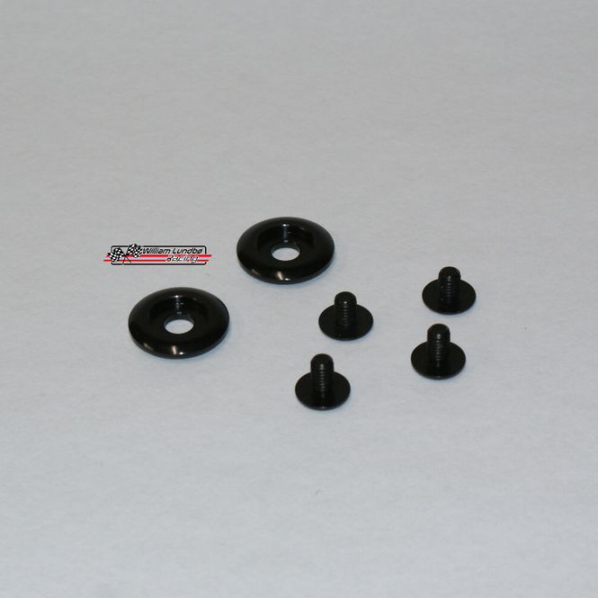 Hovedbilde Arai CK-6 skru kit sort KM