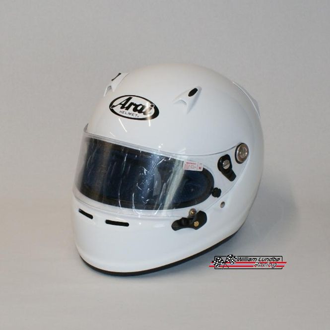 Hovedbilde Arai SK-6 gokart hjelm, hvit