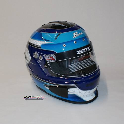 Zamp RZ70E gokart hjelm senior Blå/Lyseblå, (FIA8859-2015)